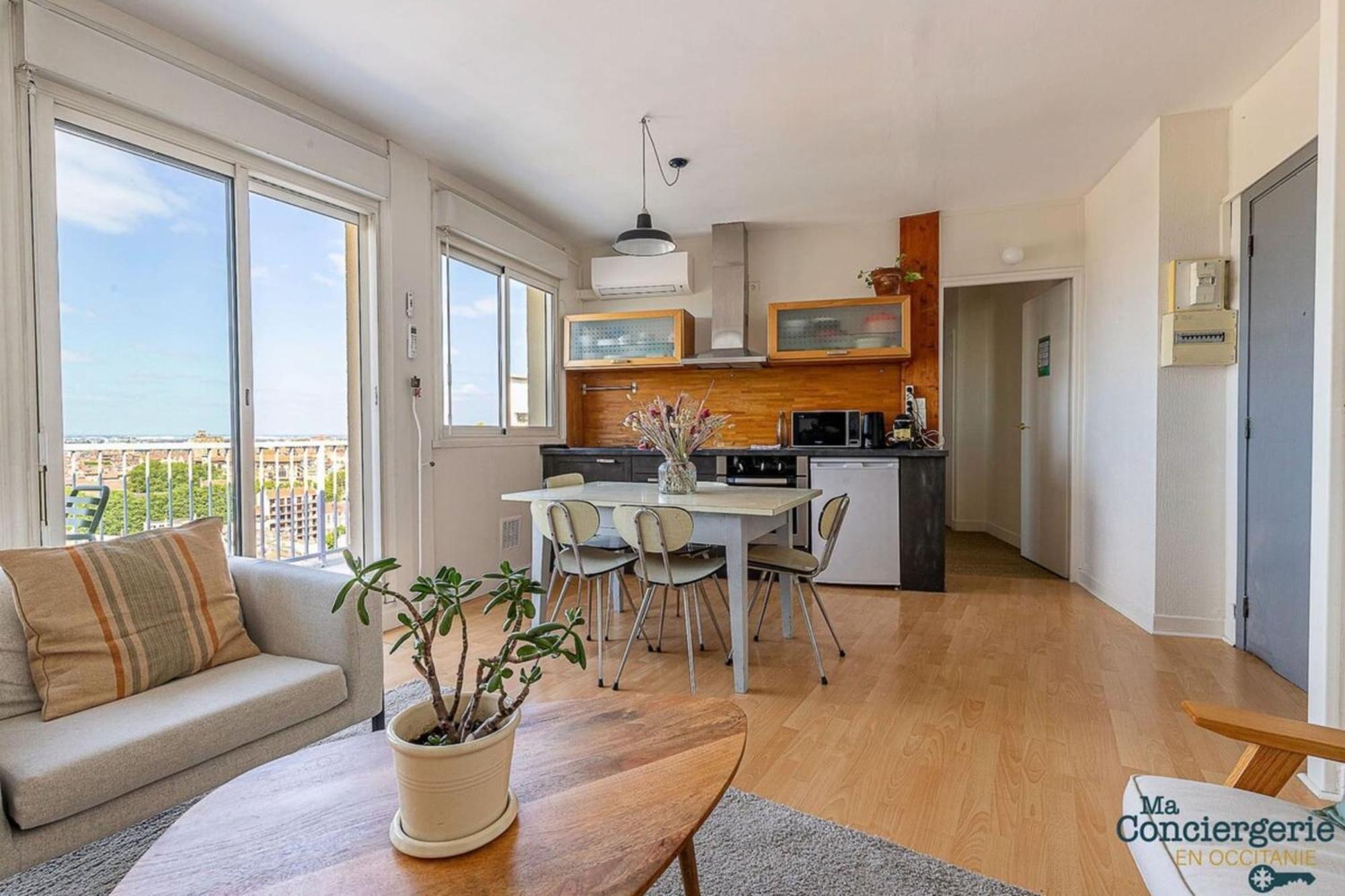Montaudran Place Dupuy - Vue Panoramique -Metro Toulouse Kültér fotó